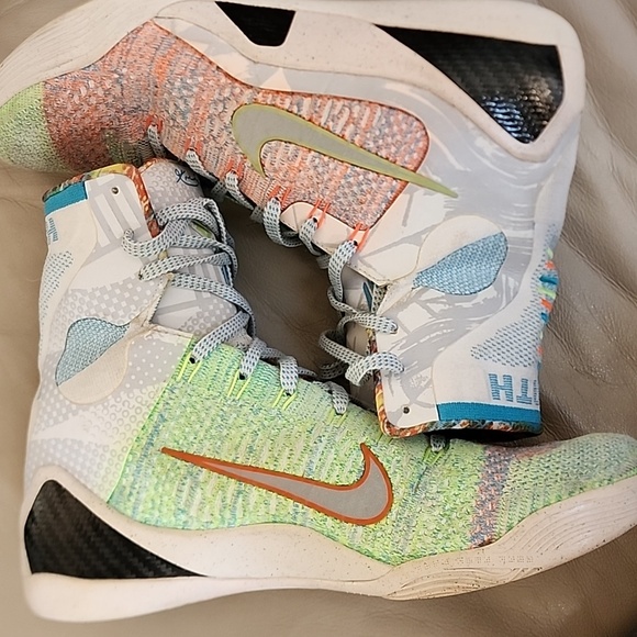 Nike Kobe 9 Elite "What The" High-Top Sneakers Size 10 Preowned - Picture 5 of 14